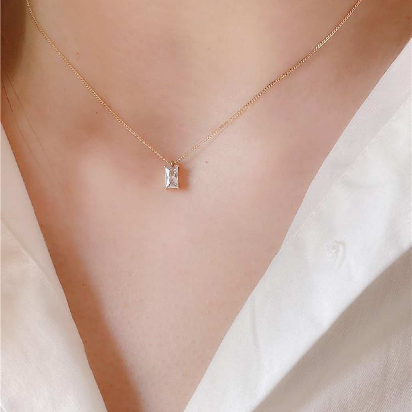 [BOGO FREE] 925 STERLING SILVER DIAMOND NECKLACE