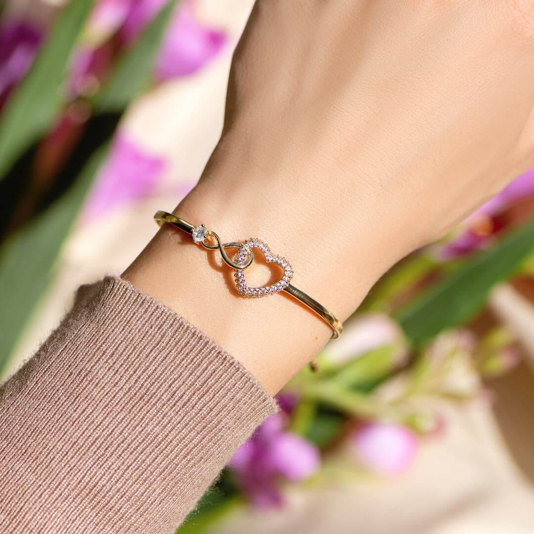 MOTHER & DAUGHTER - Infinity Heart Bracelet