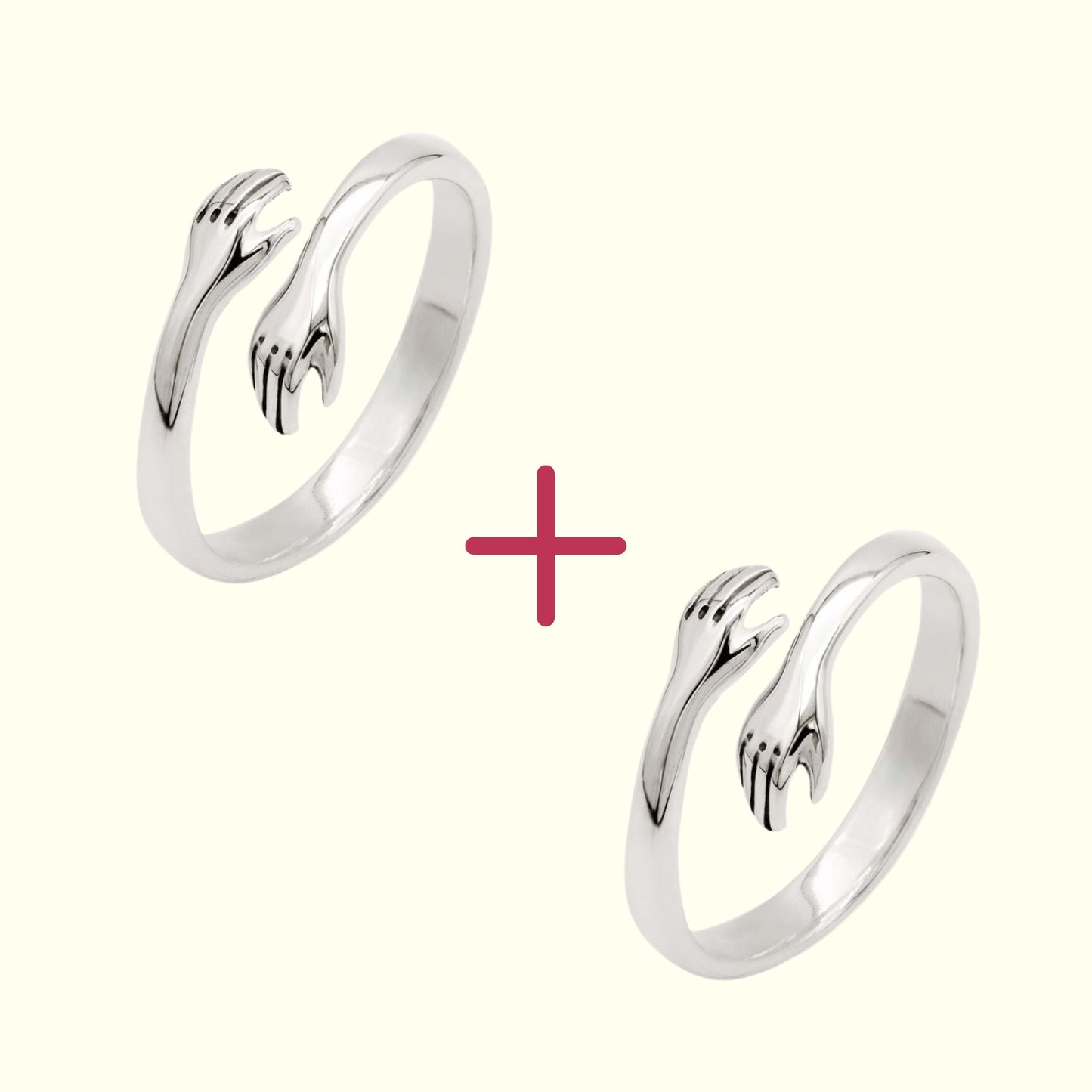 [BOGO FREE] HUG RING - 925 Sterling Silver