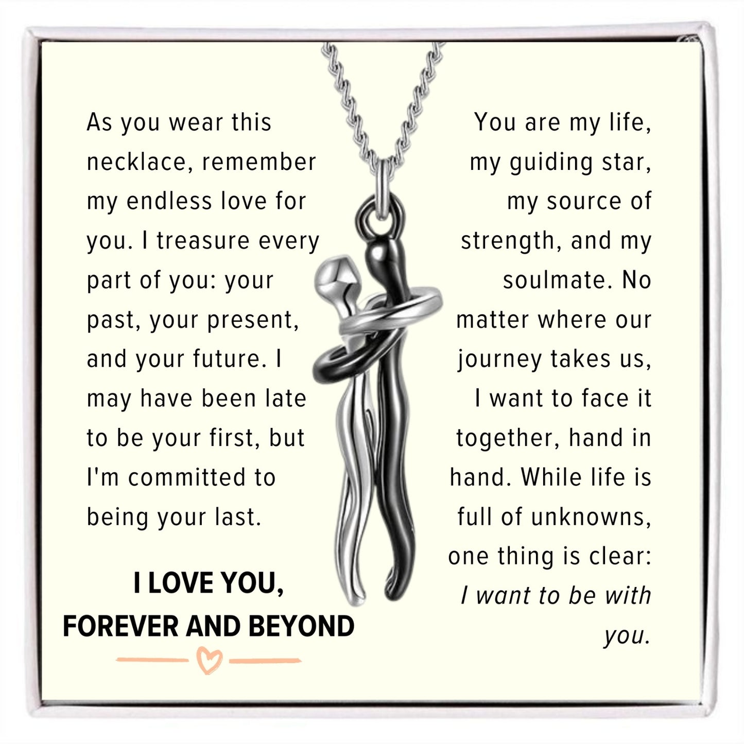 [BOGO FREE] HUG NECKLACE - I Love You, Forever & Beyond