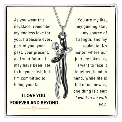 HUG NECKLACE - I Love You, Forever & Beyond