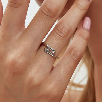 [BOGO FREE] HUG RING - 925 Sterling Silver