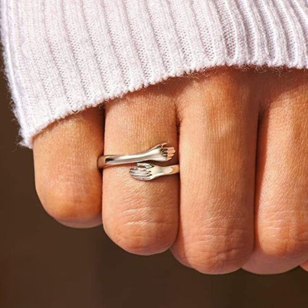 [BOGO FREE] HUG RING S925 - My Love, Love & Light