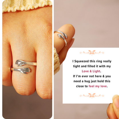 HUG RING S925 - My Love, Love & Light