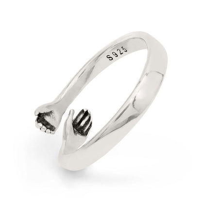 HUG RING - 925 Sterling Silver