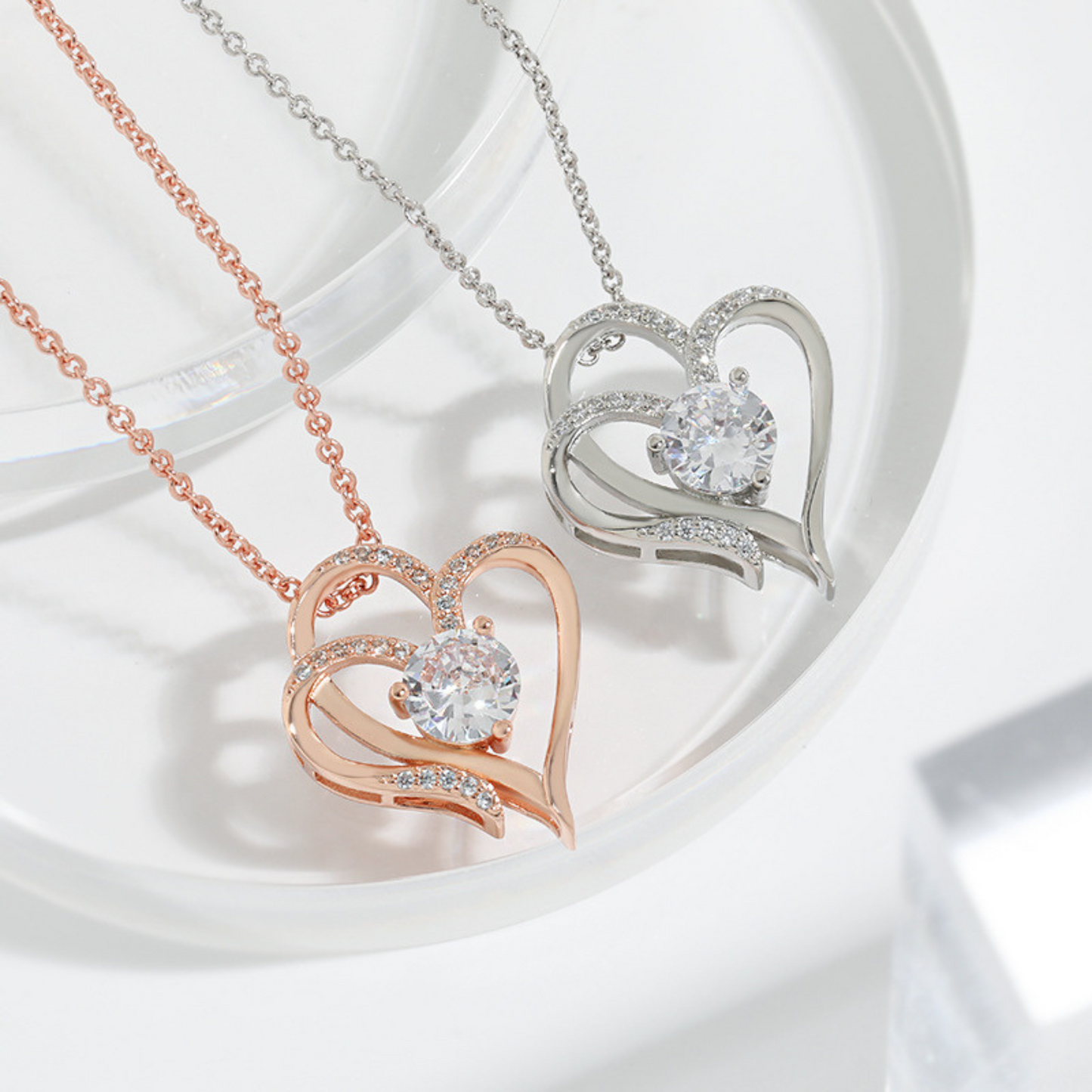 [BOGO FREE] HEART CRYSTAL PENDANT NECKLACE