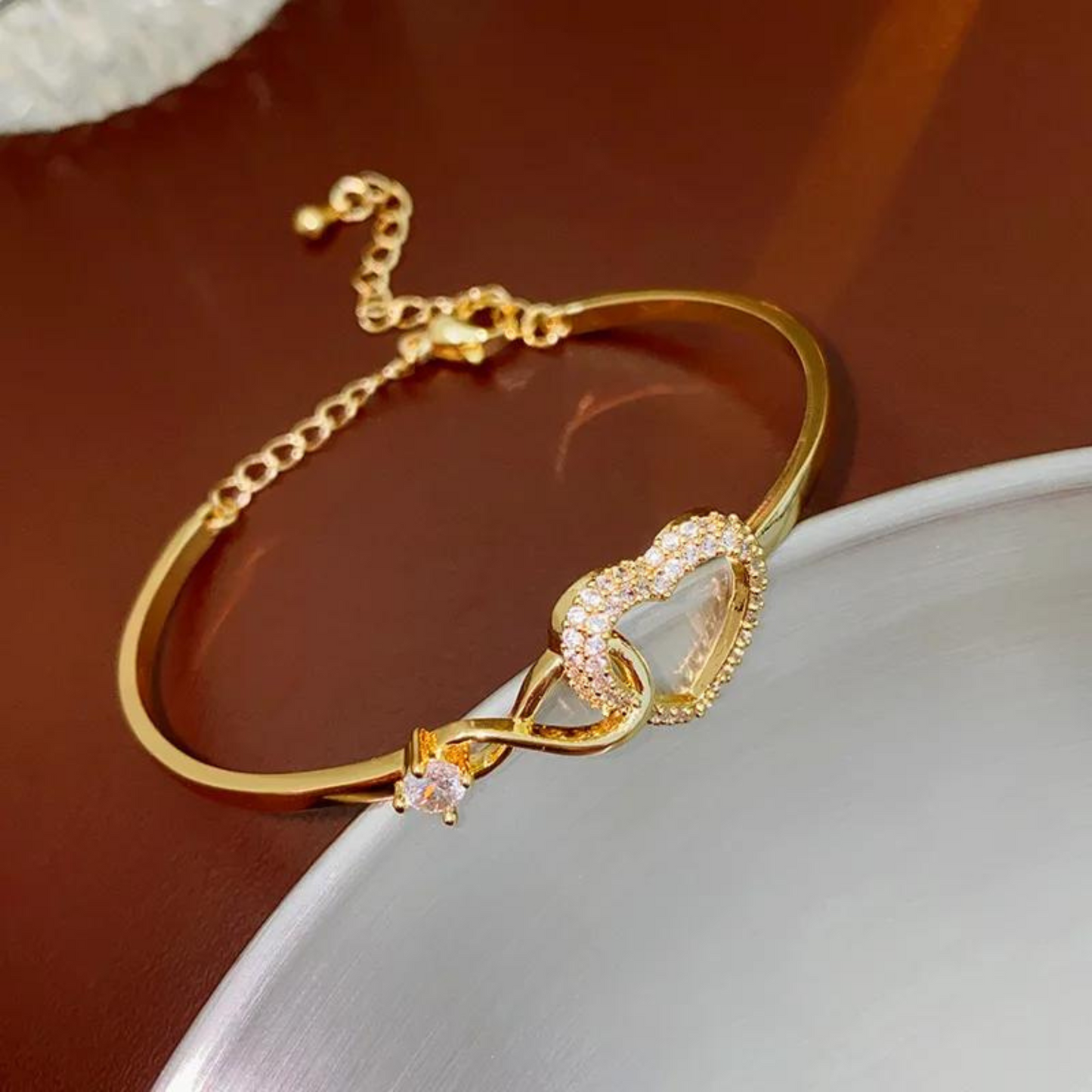 INFINITY HEART BRACELET