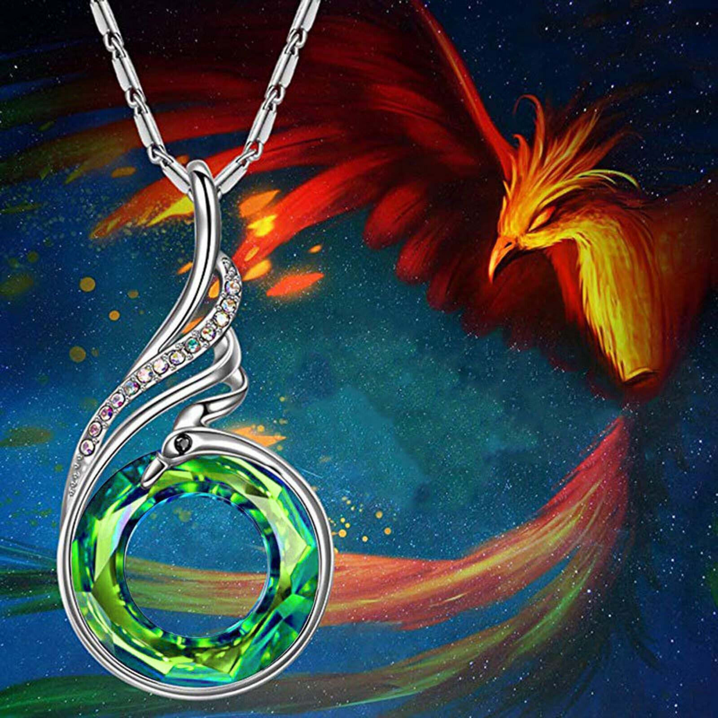 [BOGO FREE] PHOENIX CRYSTAL NECKLACE