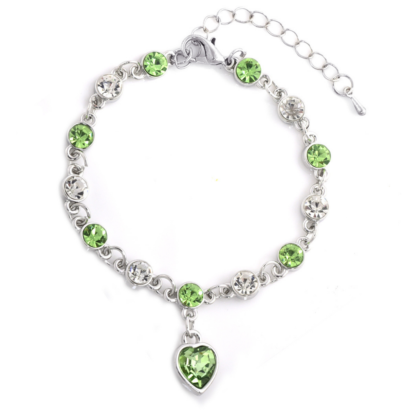 [BOGO FREE] RHINESTONE HEART BRACELET