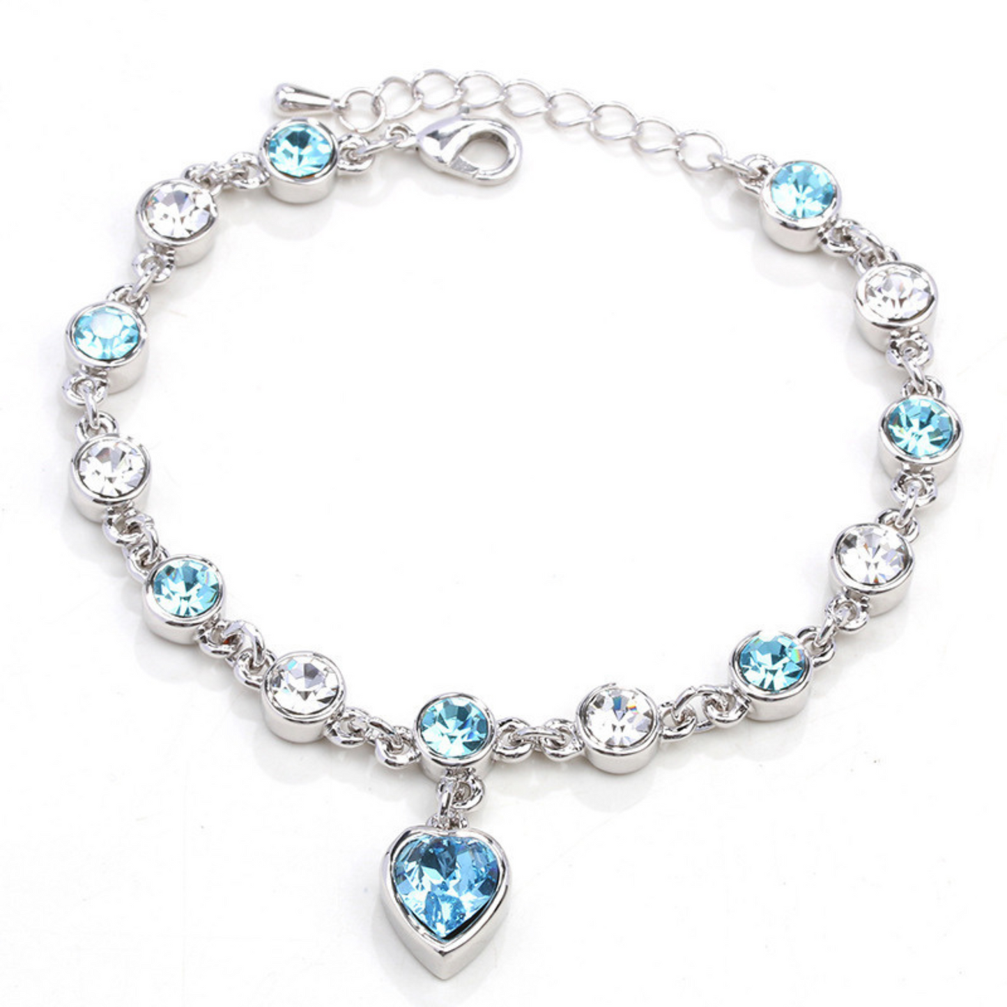 [BOGO FREE] RHINESTONE HEART BRACELET