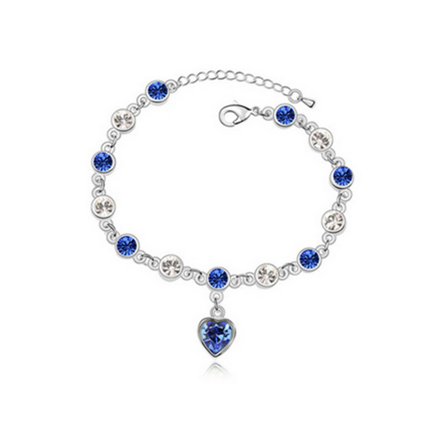 [BOGO FREE] RHINESTONE HEART BRACELET