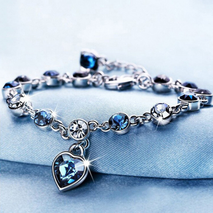 [BOGO FREE] RHINESTONE HEART BRACELET