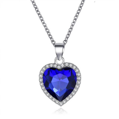 [BOGO FREE] TITANIC HEART OF THE OCEAN NECKLACE