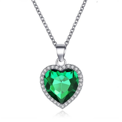 [BOGO FREE] TITANIC HEART OF THE OCEAN NECKLACE