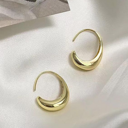 [BOGO FREE] WATER DROP HOOP EARRINGS