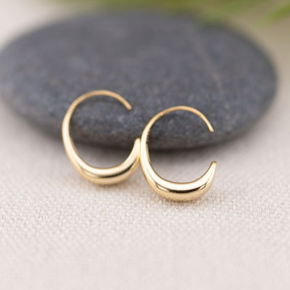 [BOGO FREE] WATER DROP HOOP EARRINGS