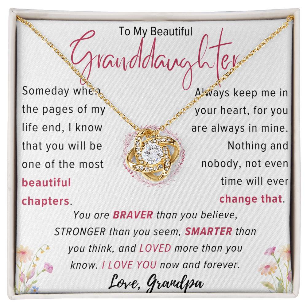 [BOGO FREE] LOVE KNOT NECKLACE - Granddaughter Beautiful Chapters