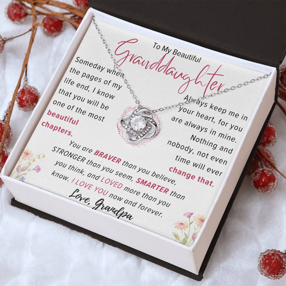 [BOGO FREE] LOVE KNOT NECKLACE - Granddaughter Beautiful Chapters