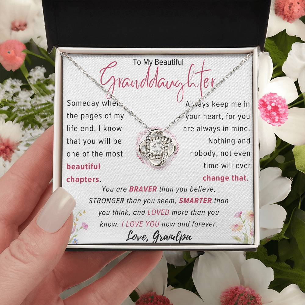 [BOGO FREE] LOVE KNOT NECKLACE - Granddaughter Beautiful Chapters