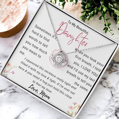 [BOGO FREE] LOVE KNOT NECKLACE - Daughter First Breath